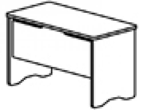 Mesa de escritorio rocada serie work 1200 x 600 mm acabamento faia , Rocada , 36408 , 8427951067944